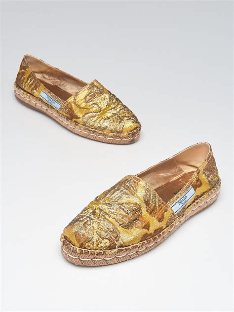 prada brocade espadrilles